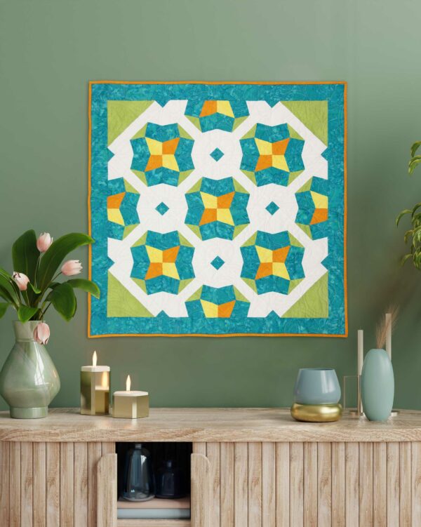 go! field of tulips wall hanging pattern