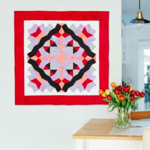 go! tulip time wall hanging pattern