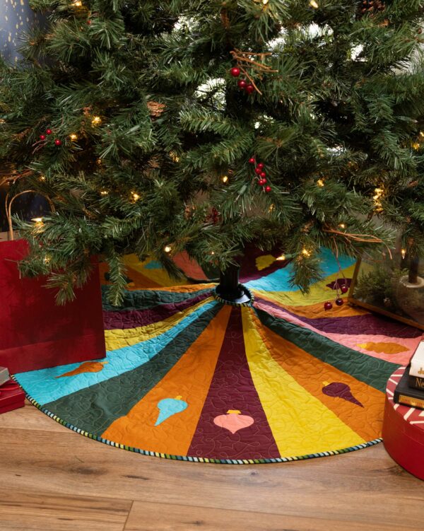 go! christmas ornament tree skirt pattern