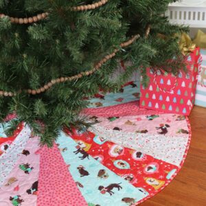 go! colorful tree skirt pattern