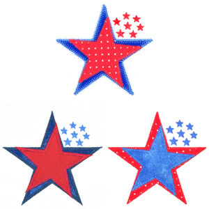 go! twisted stars embroidery pattern by v stitch designs