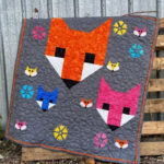 go! qube fox pack throw quilt pattern