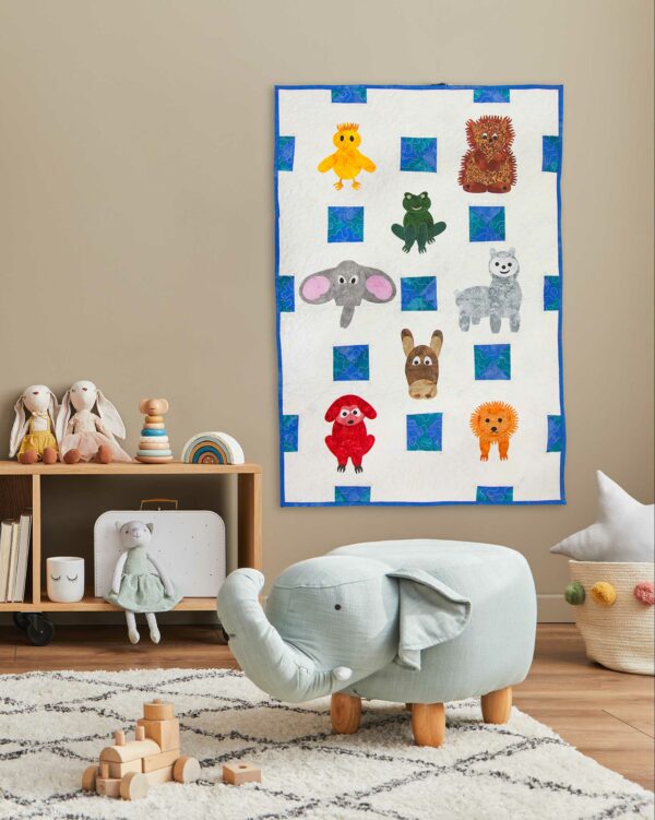 go! animals on parade wall hanging pattern
