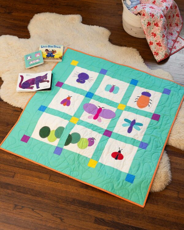 go! cuddle bugs baby quilt pattern