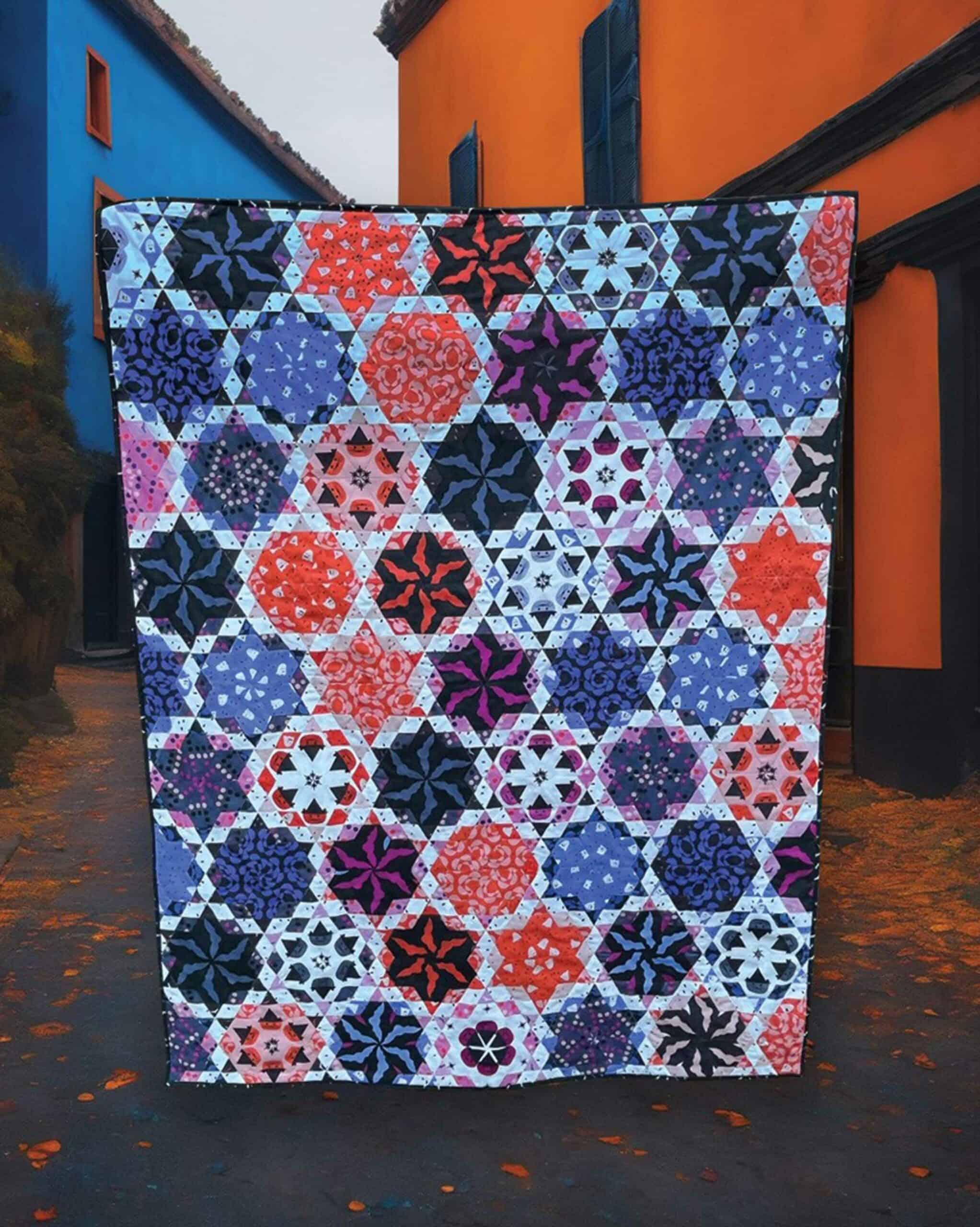 go! ghost town jewels throw quilt pattern