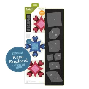 Sewing die set for crafting colorful star pattern quilts in West Gosford NSW.